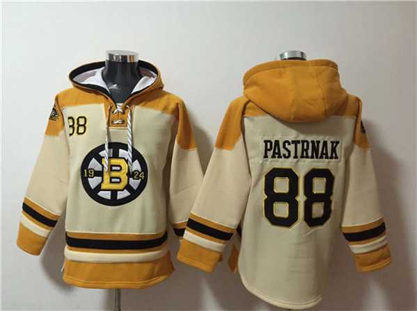 Men's Boston Bruins #88 David Pastrnak Cream Ageless Must-Have Lace-Up Pullover Hoodie,We sell and wholesale Men's Boston Bruins #88 David Pastrnak Cream Ageless Must-Have Lace-Up Pullover Hoodie on line form chian!